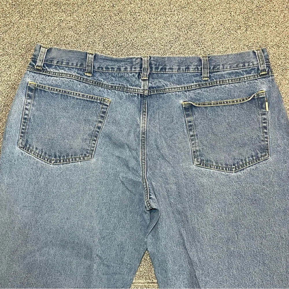 Red Head Denim Jeans Mens Size 44X29 Blue Cotton Straight Leg Workwear - Picture 10 of 11